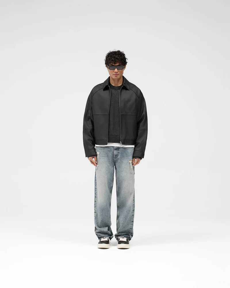 Overdrive Leather Jacket - Black