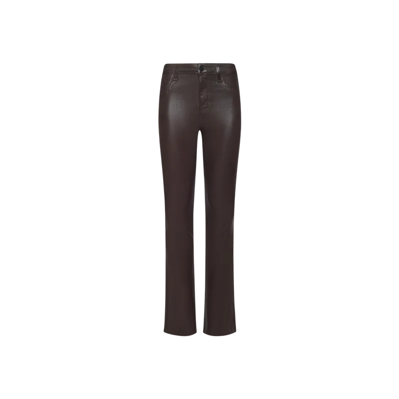 Ruth Coated Straight-Leg Jean