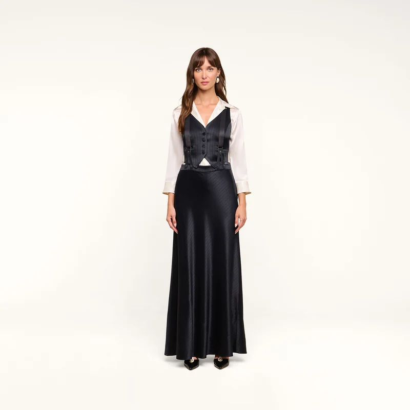 Vespera Suspender Maxi Skirt