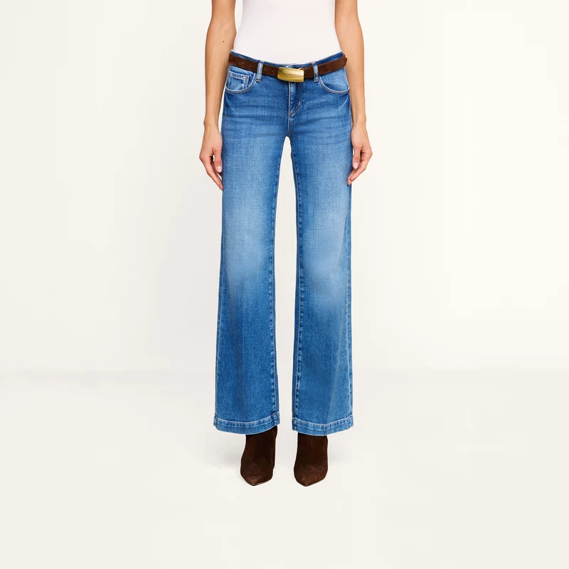 Joanne Low-Rise Wide-Leg Jean