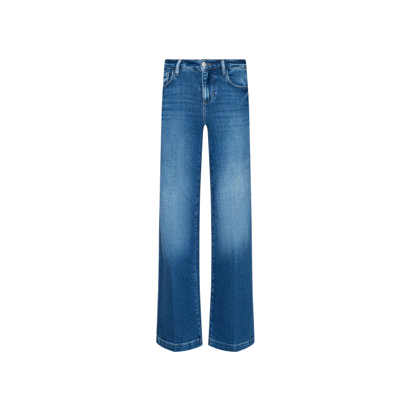 Joanne Low-Rise Wide-Leg Jean