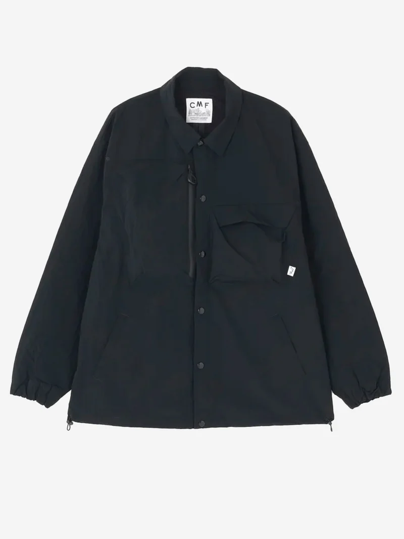 Giacca GW Coach in nylon nera
