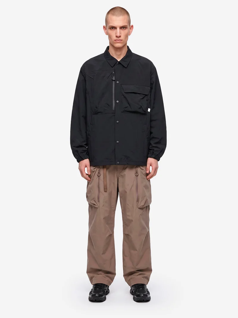 Giacca GW Coach in nylon nera