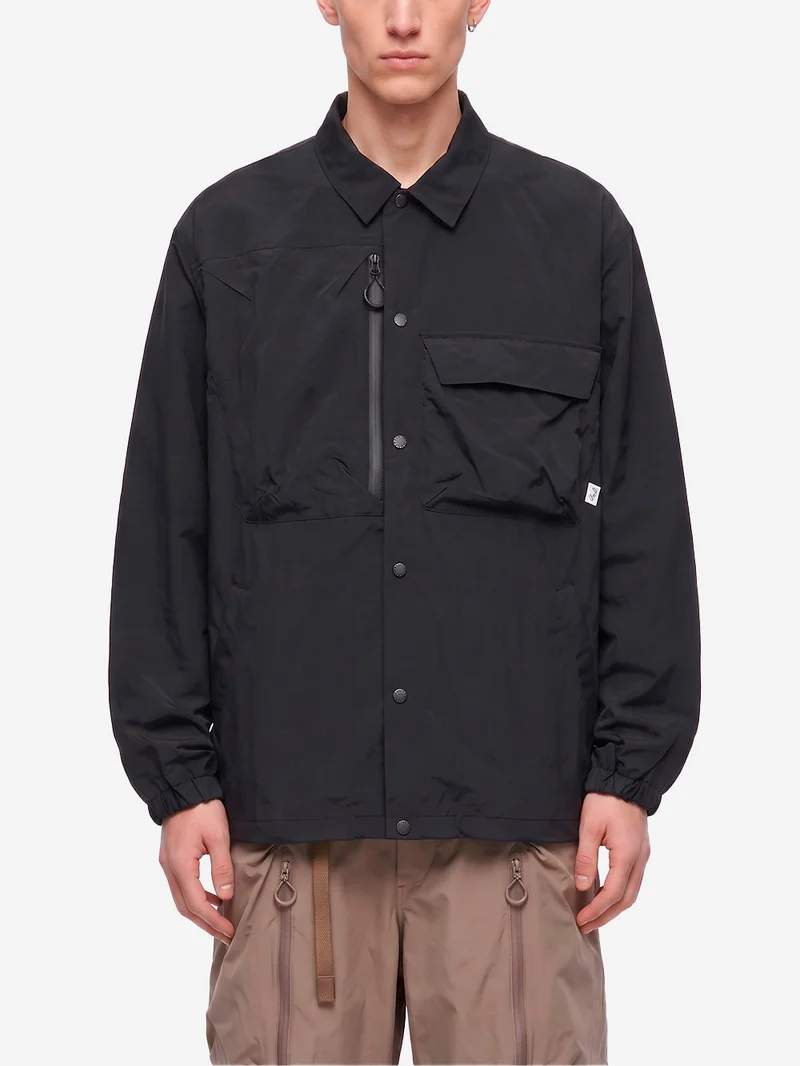 Giacca GW Coach in nylon nera