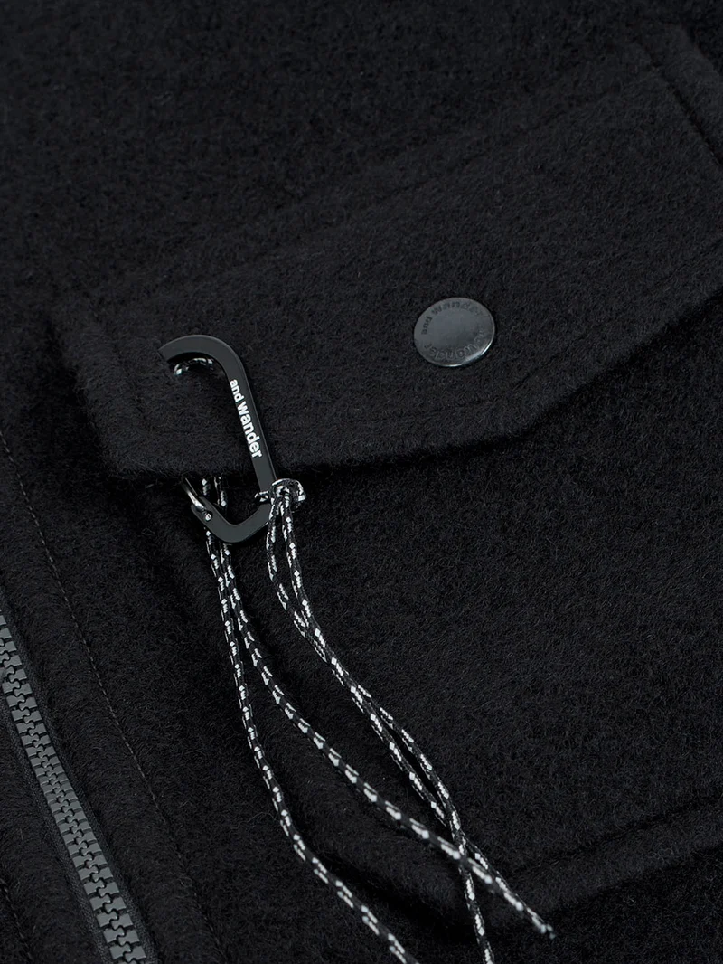 Giacca in misto lana 041 con zip