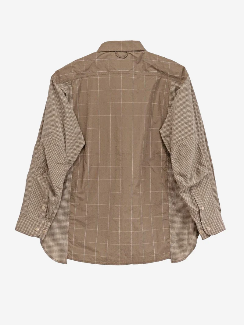 Camicia in Nylon marrone chiaro