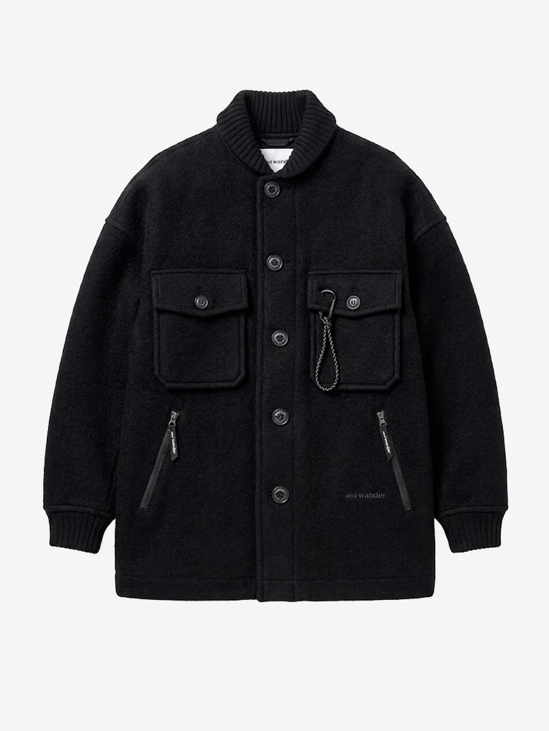 Giacca Lunga Wool Shaggy