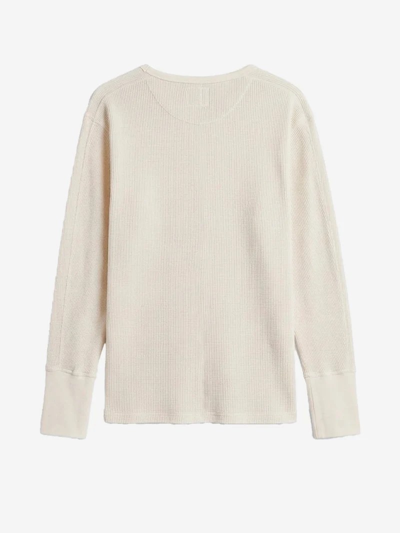 Maglia a maniche lunghe in cotone bianca