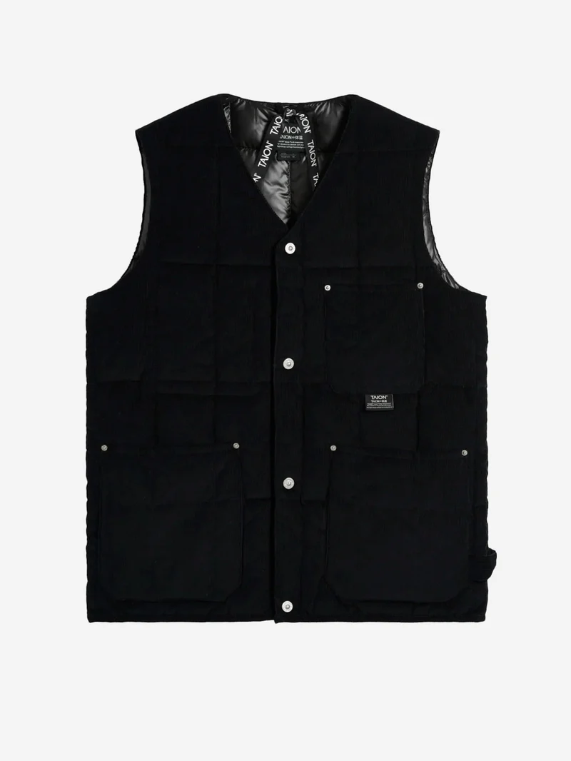 Gilet da lavoro in Cordura nero