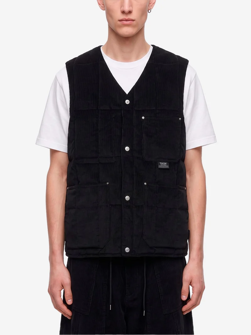 Gilet da lavoro in Cordura nero