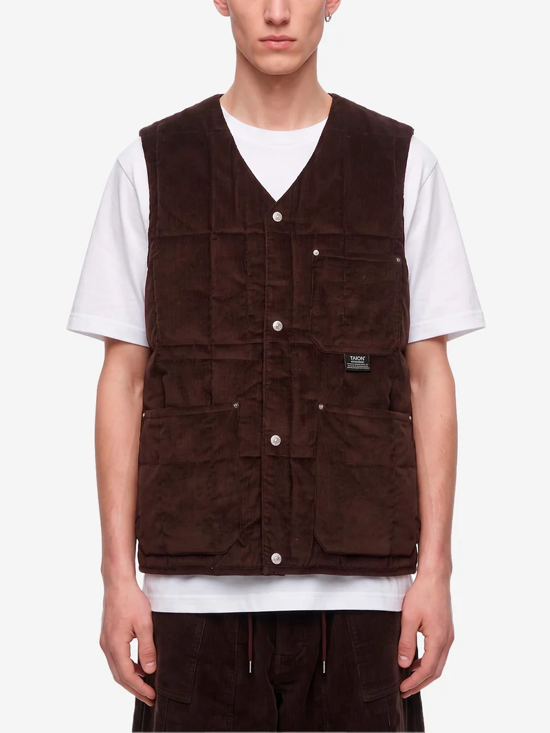 Gilet da lavoro in Cordura marrone