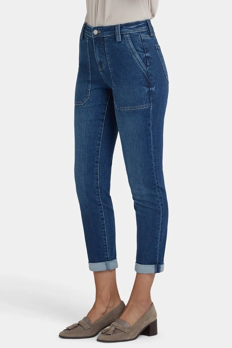 Margot Girlfriend Jeans | Vintage Lapis