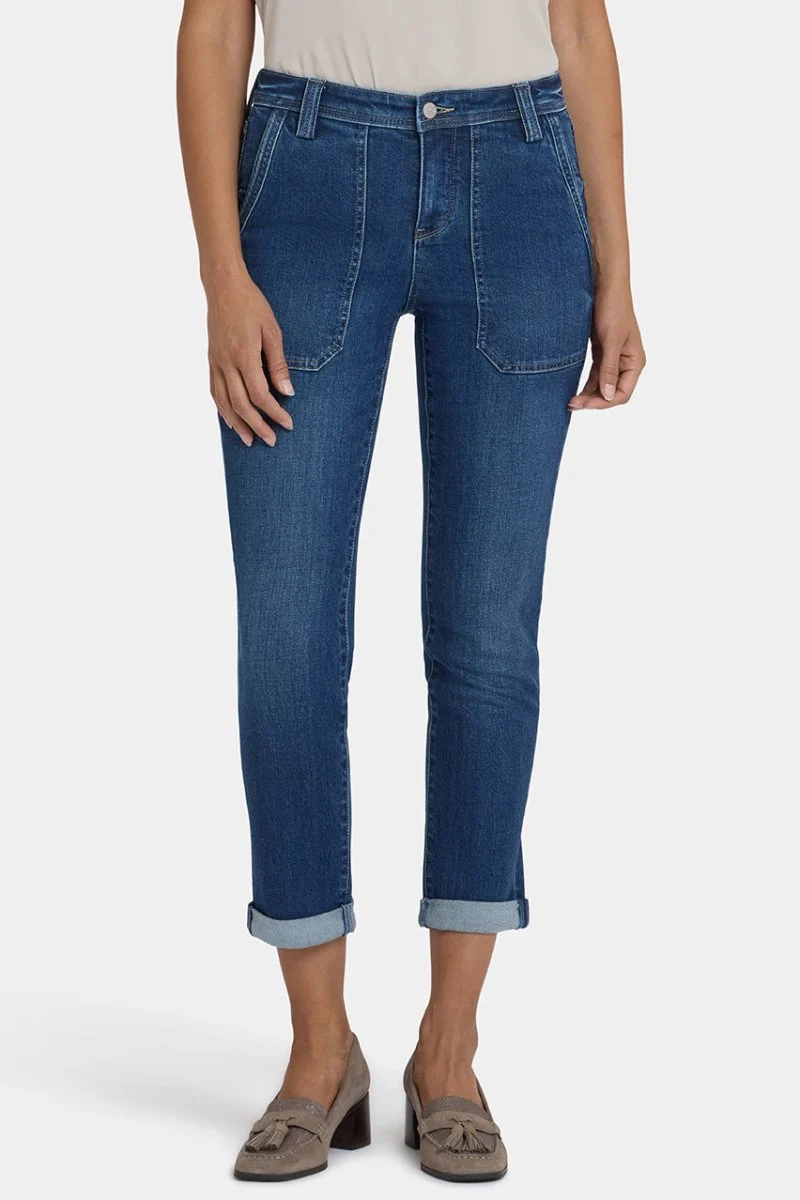 Margot Girlfriend Jeans | Vintage Lapis