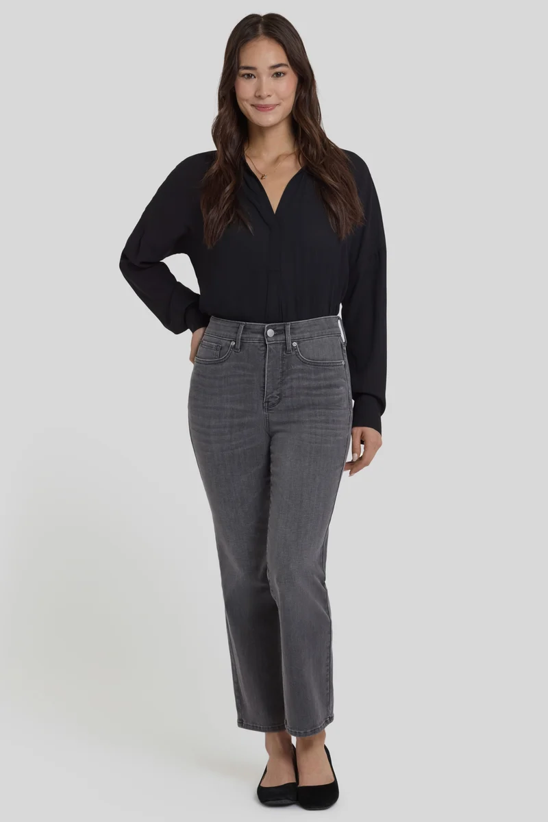 Marilyn Straight Ankle Jeans | Chateau Shadow