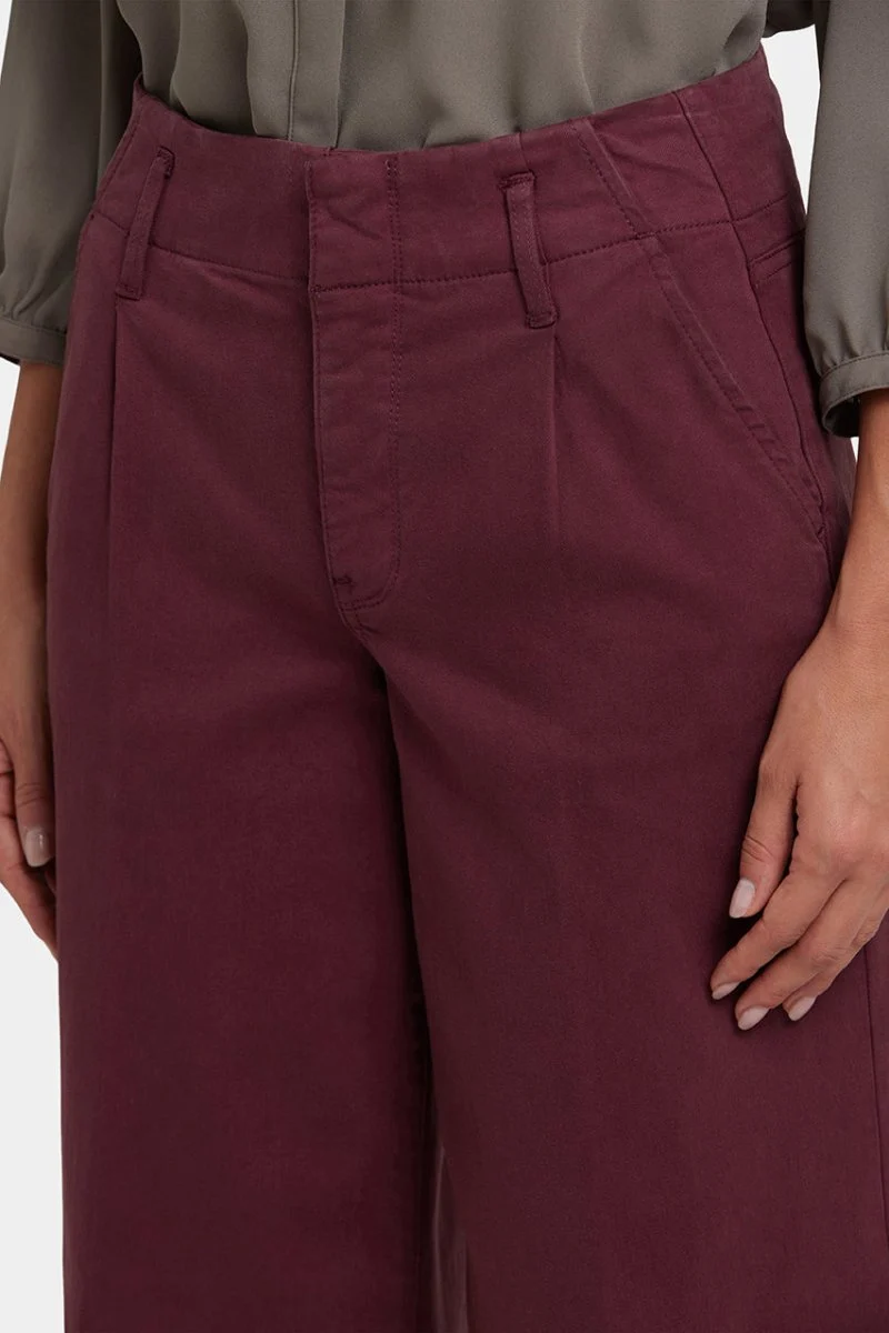 Mona Wide Leg Jeans | Sienna Red