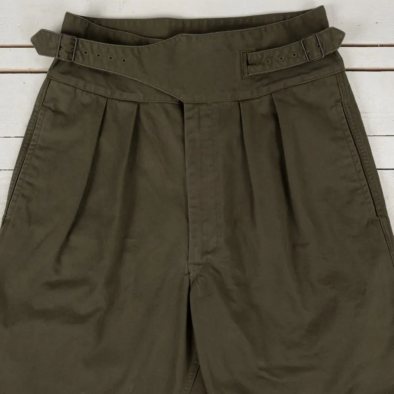 High Density Chino Old Clown Gurkha Pants Khaki