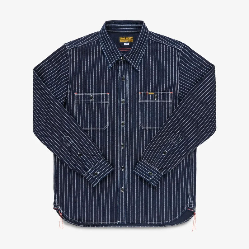 IHSH-266-IND 12oz Wabash Work Shirt Indigo
