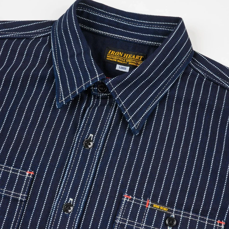 IHSH-266-IND 12oz Wabash Work Shirt Indigo