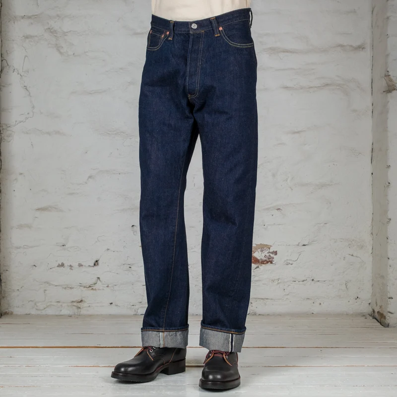 55 DENIM 313XX 14oz Selvedge Denim Wide Straight