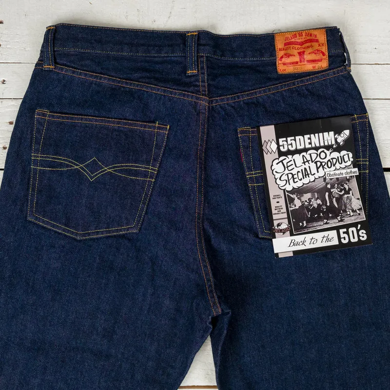 55 DENIM 313XX 14oz Selvedge Denim Wide Straight