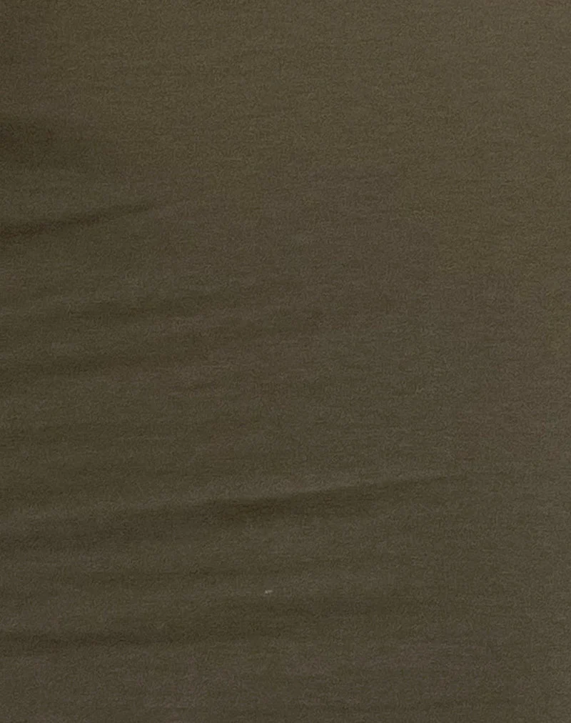 Jinsuen Minikleid aus Lycra, oliv