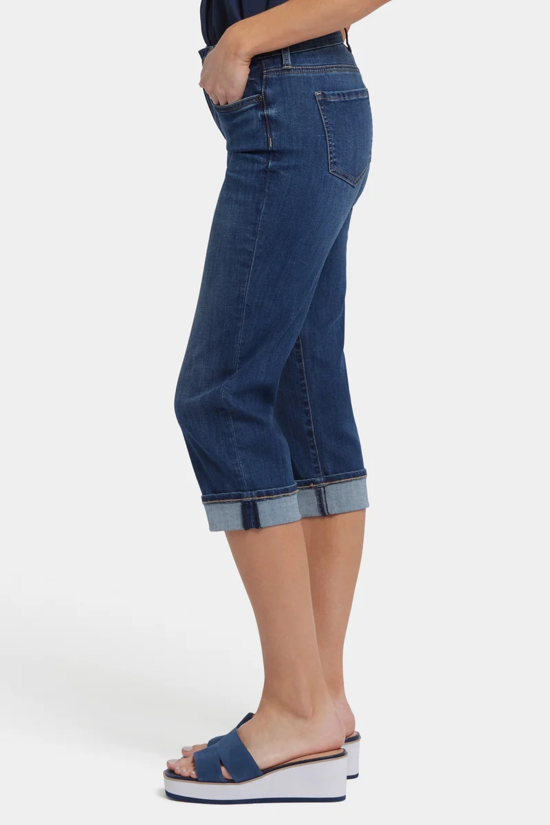 Marilyn Straight Crop Jeans in Cool Embrace® Denim | Rio Rapids