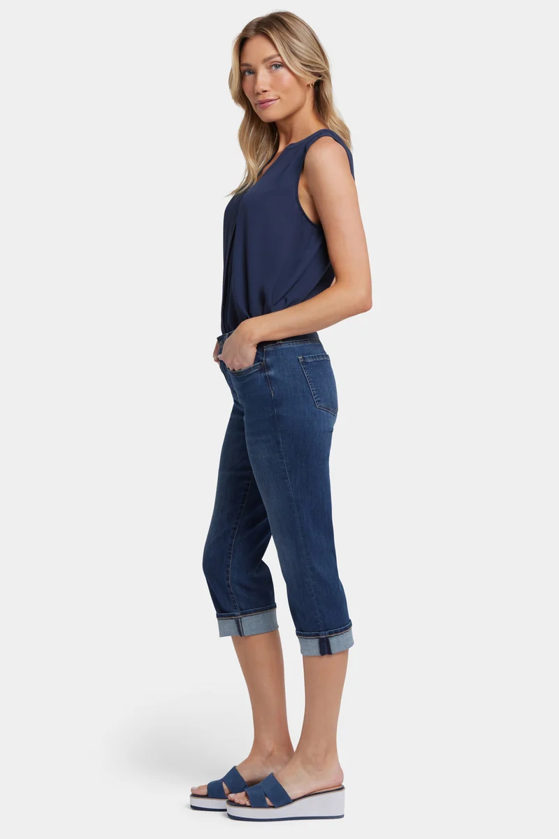 Marilyn Straight Crop Jeans in Cool Embrace® Denim | Rio Rapids