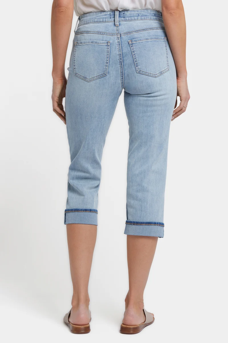 Marilyn Straight Crop Jeans in Cool Embrace® Denim | Santiago sea