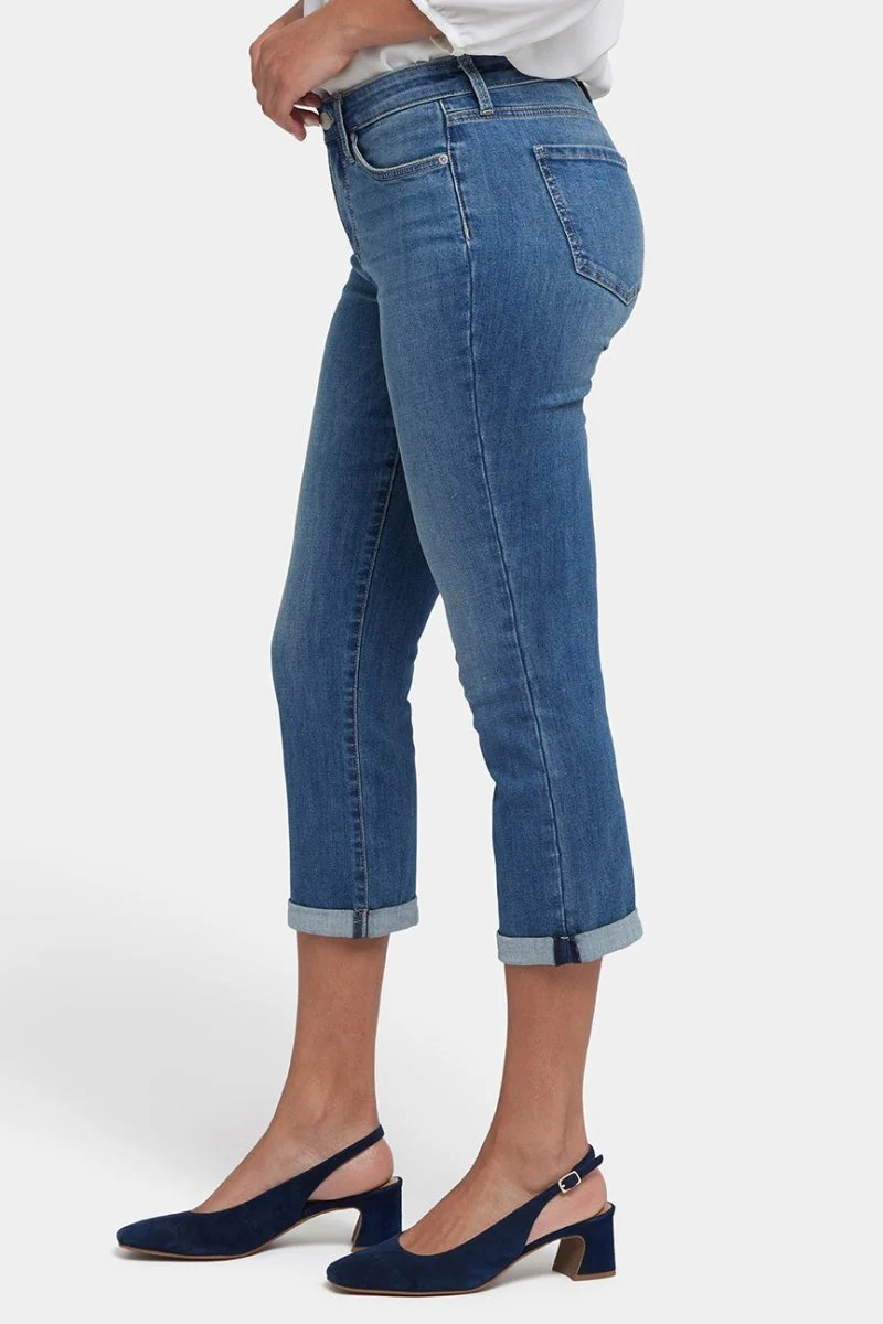 Chloe Skinny Capri Jeans in Cool Embrace® Denim | Costa Brava