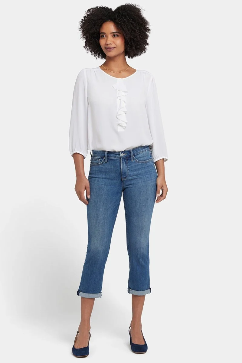 Chloe Skinny Capri Jeans in Cool Embrace® Denim | Costa Brava