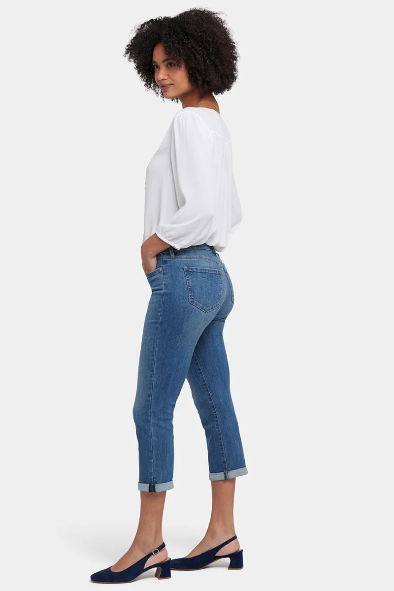 Chloe Skinny Capri Jeans in Cool Embrace® Denim | Costa Brava