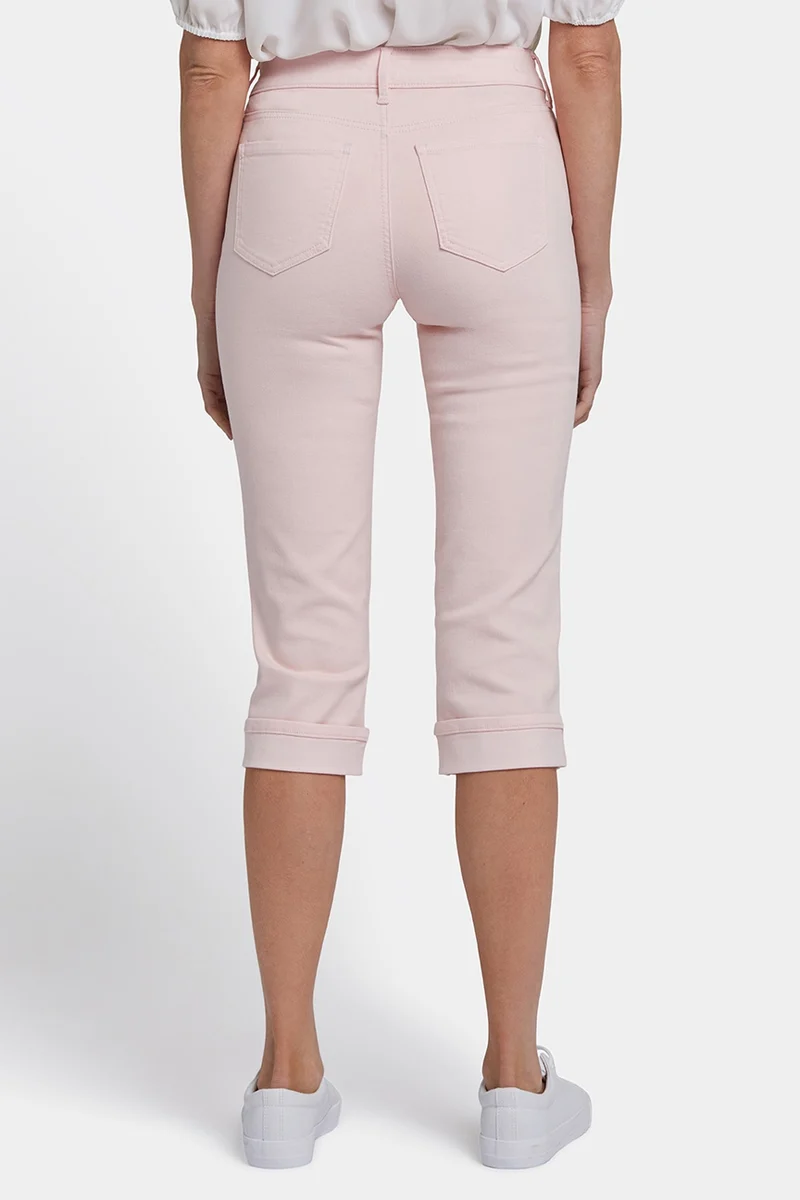 Marilyn Straight Crop Jeans In Cool Embrace® Denim | Crystal Pink