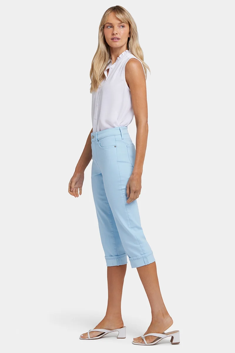 Marilyn Straight Crop Jeans in Cool Embrace® Denim | Aquatic
