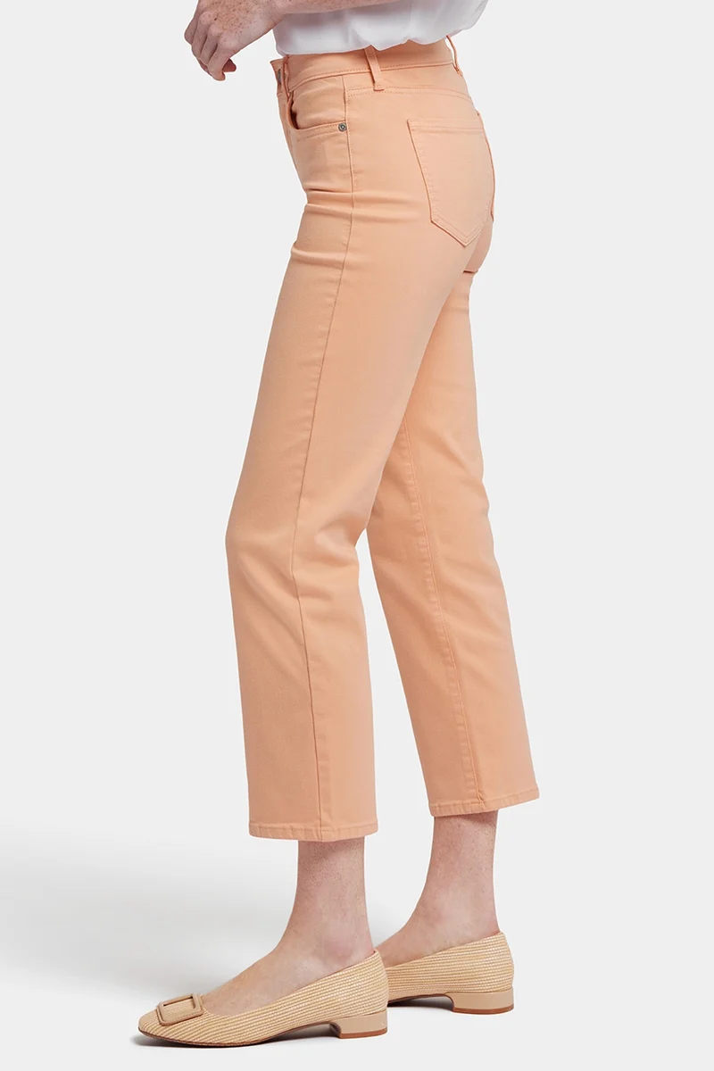 Marilyn Straight Ankle Jeans | Apricot Nectar