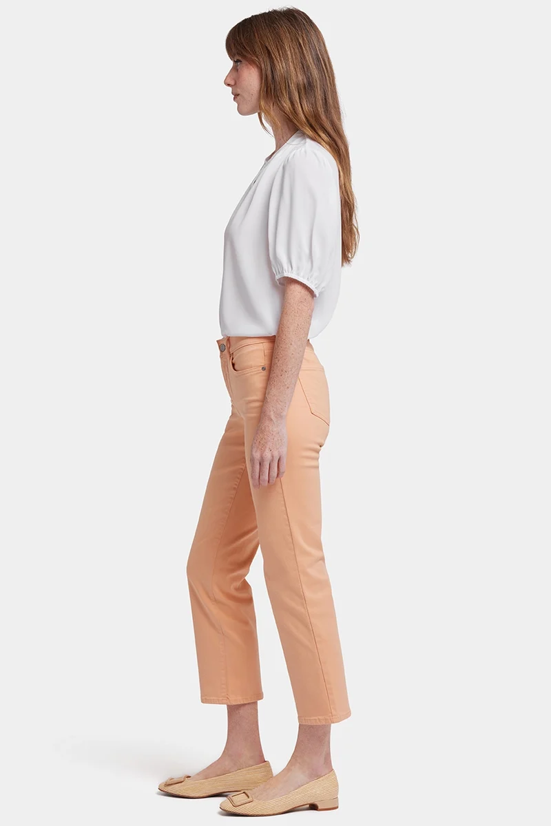 Marilyn Straight Ankle Jeans | Apricot Nectar