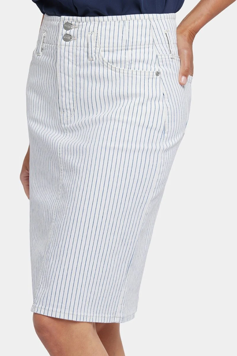 Hohe Taille Rock | Palencia Stripe