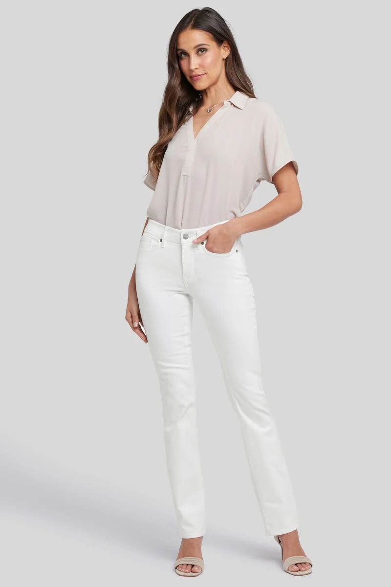 Waist-Match™ Marilyn Straight Jeans | Optic White