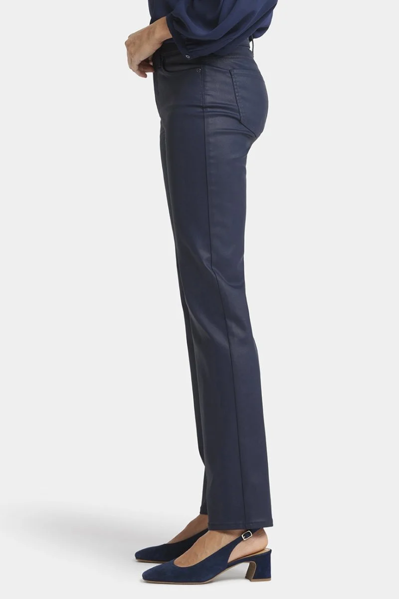 Marilyn Straight Jeans Beschichtung | Starless Sky Coated