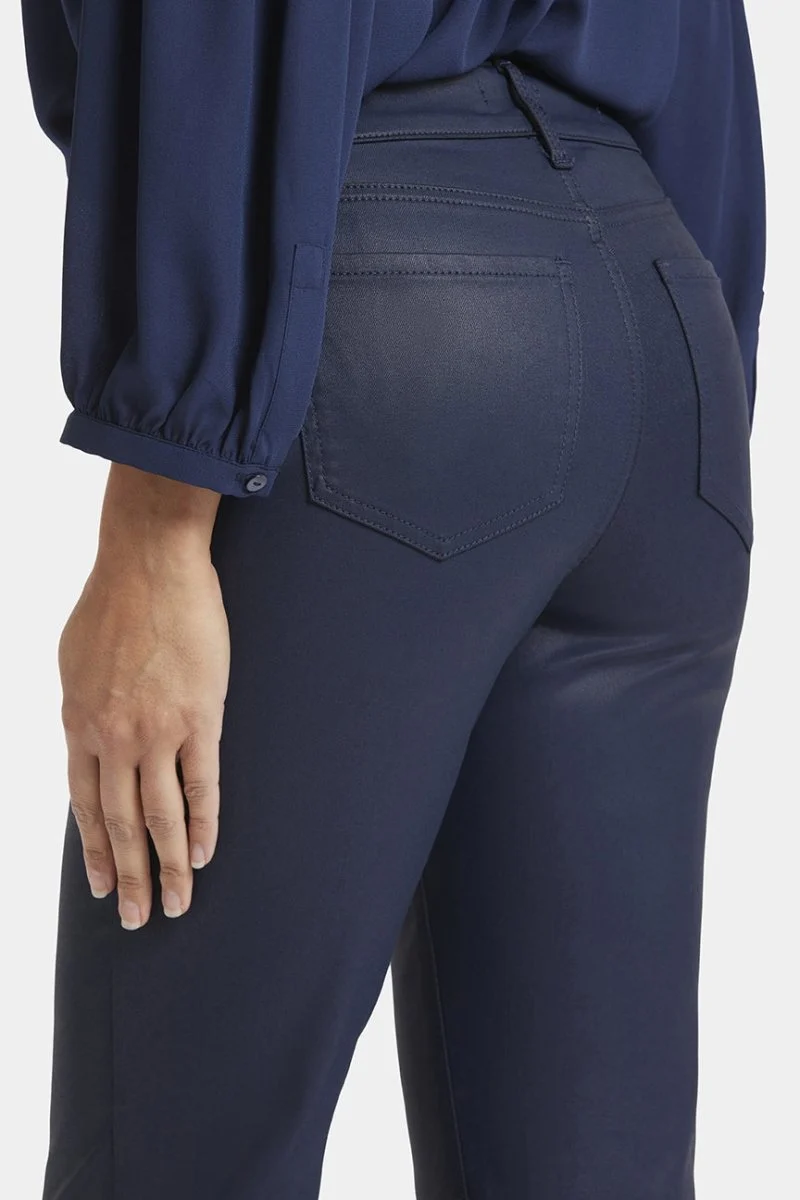 Marilyn Straight Jeans Beschichtung | Starless Sky Coated