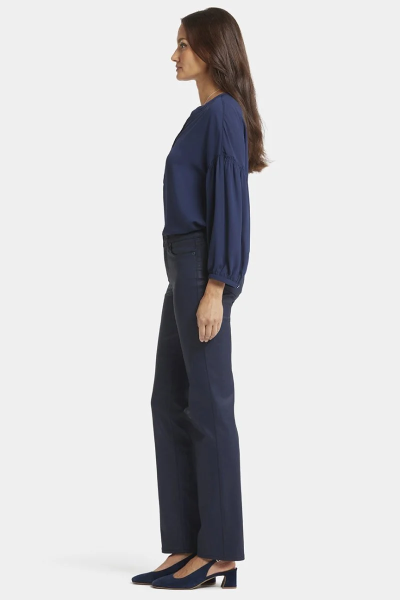 Marilyn Straight Jeans Beschichtung | Starless Sky Coated