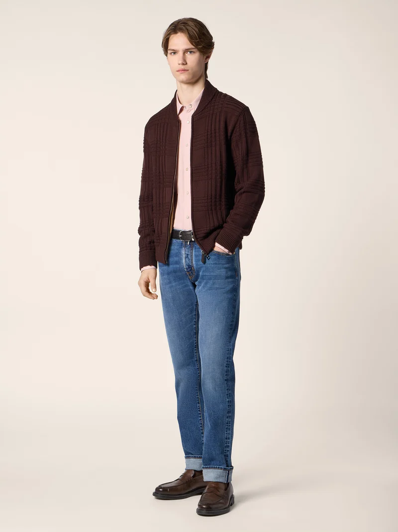 Check Wool Jacket