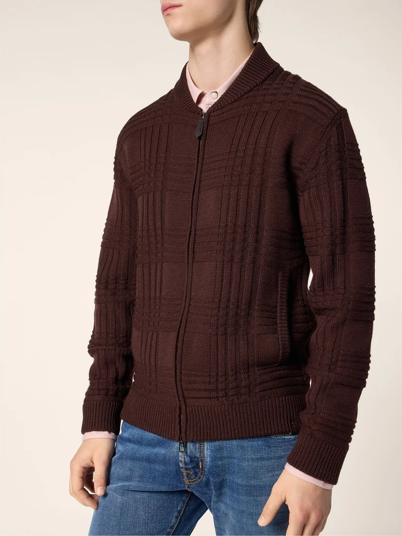 Check Wool Jacket