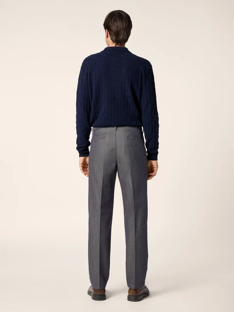 Justin — Wool-Silk Pants