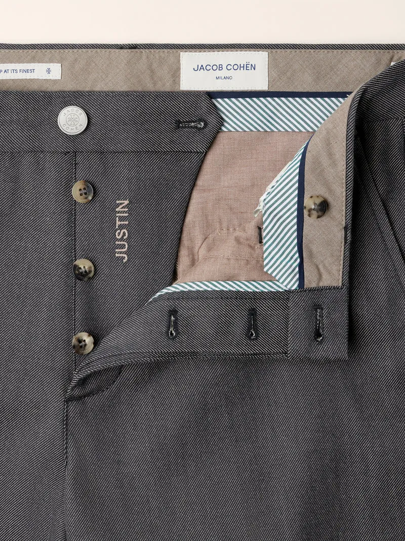 Justin — Wool-Silk Pants
