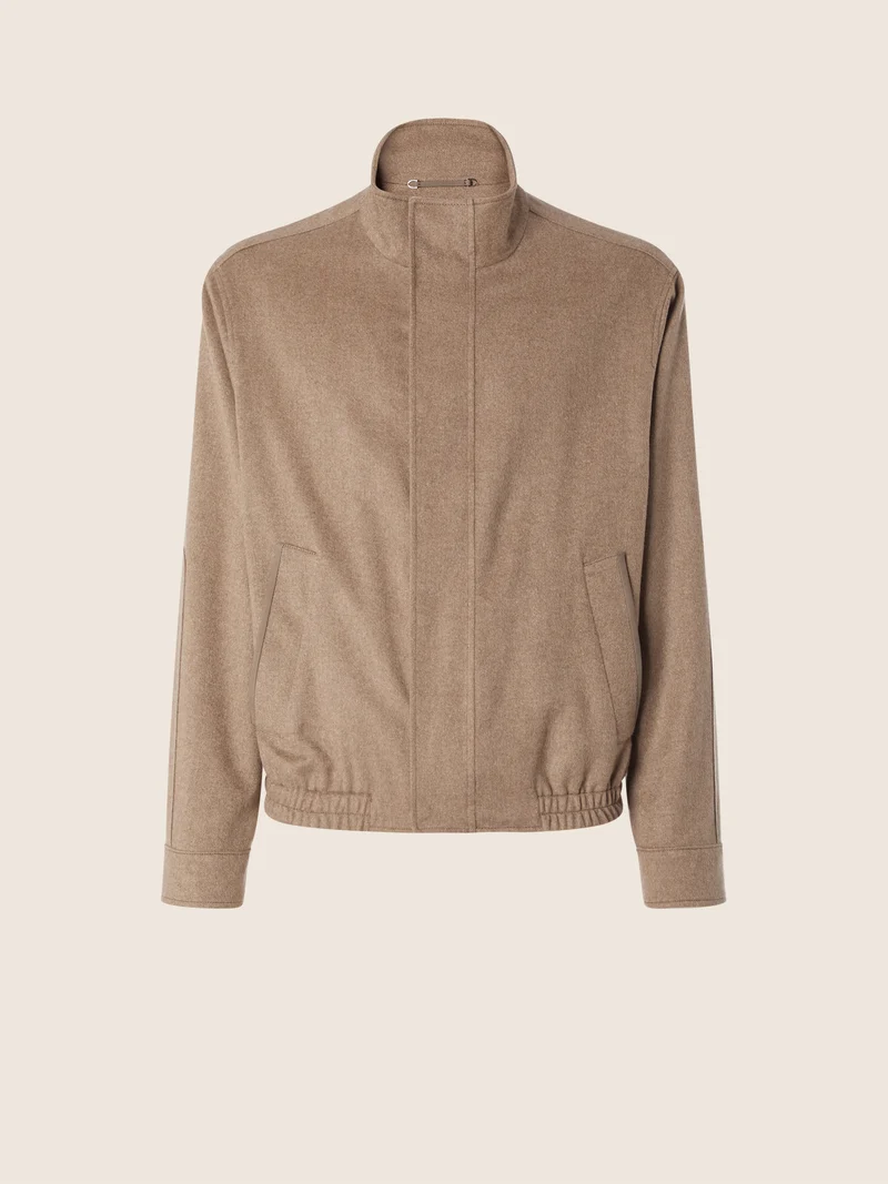 Loro Piana Cashmere Raw Flannel Jacket