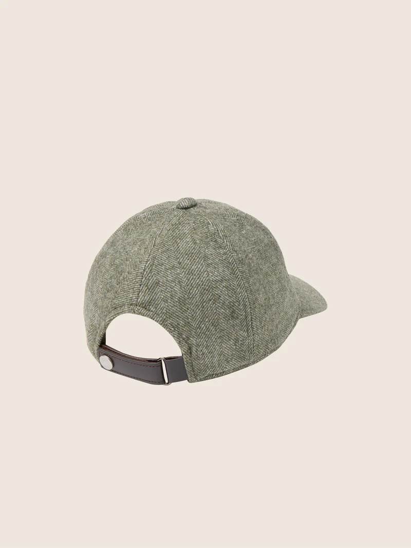 Herringbone Flannel Baseball Hat