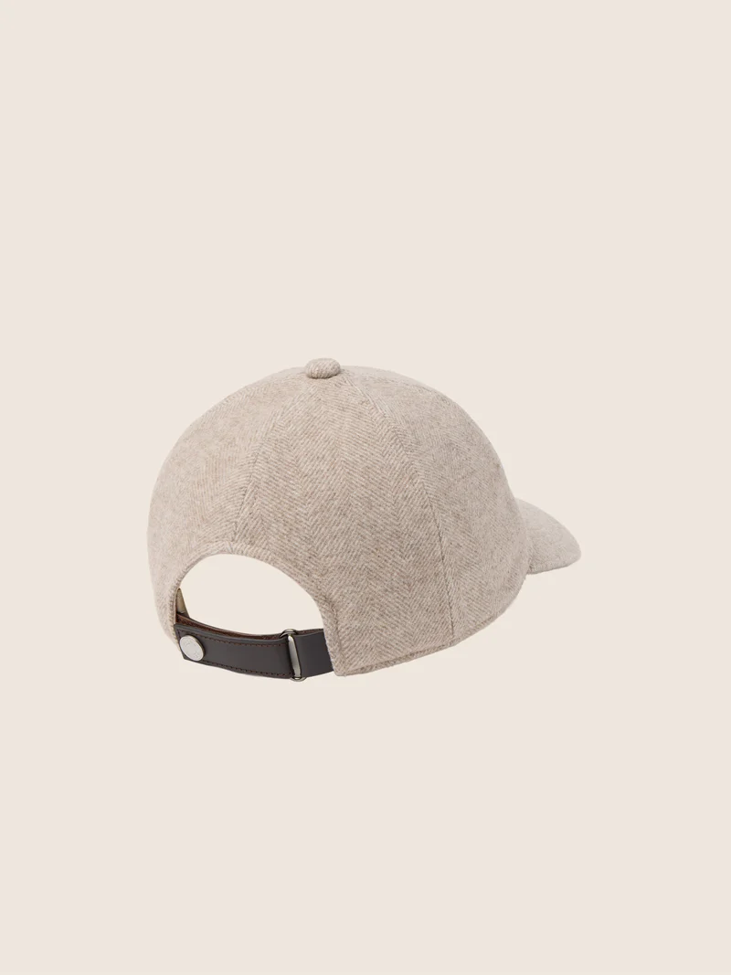 Herringbone Flannel Baseball Hat