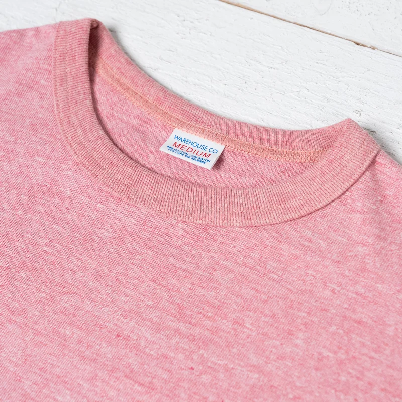 88/12 Crew Neck T-Shirt Rot Meliert