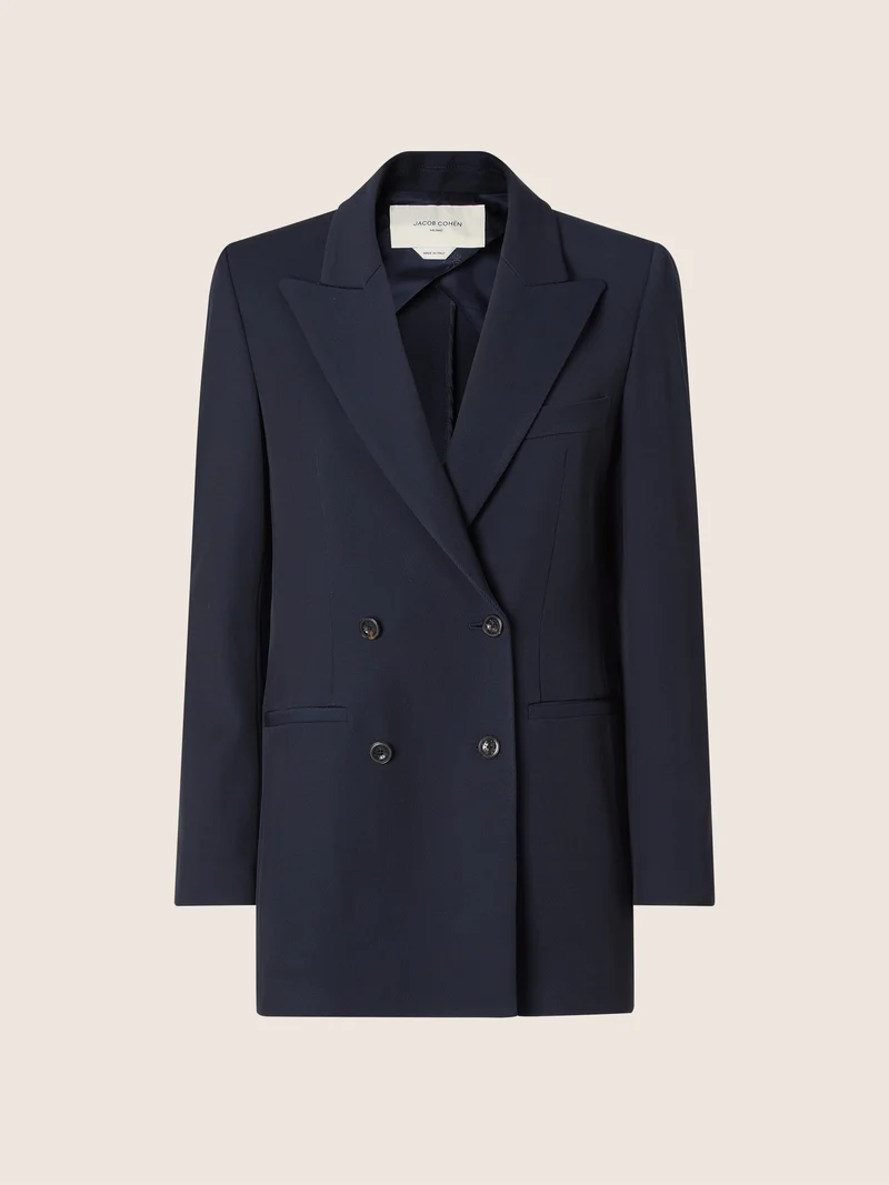Wool-Cotton Drill Blazer