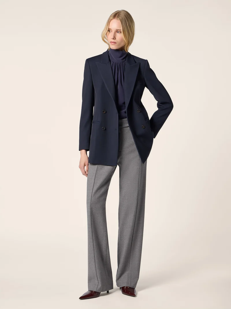 Wool-Cotton Drill Blazer